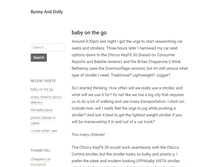 Tablet Screenshot of bunnyanddolly.com